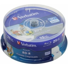 Verbatim DataLife 10x BD-R 25GB - High-Quality Blu-ray Discs for Reliable Storage | SKU: 0023942438045
